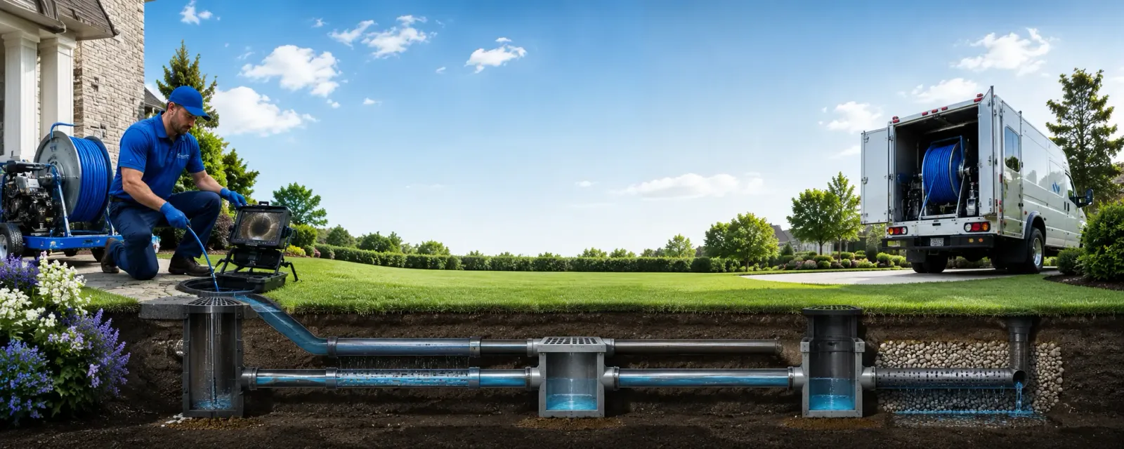 Outdoor drain cleaning information for Hazelwood, MO